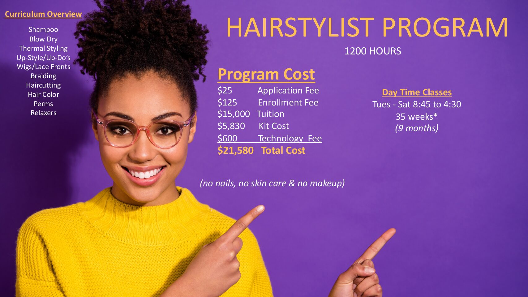 Aveda Institute Maryland Hairstylist Program and Hours