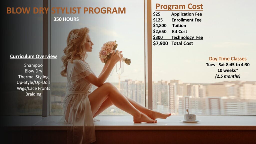 Aveda Institute Blow-dry Stylist School in Maryland Cost and Curriculum